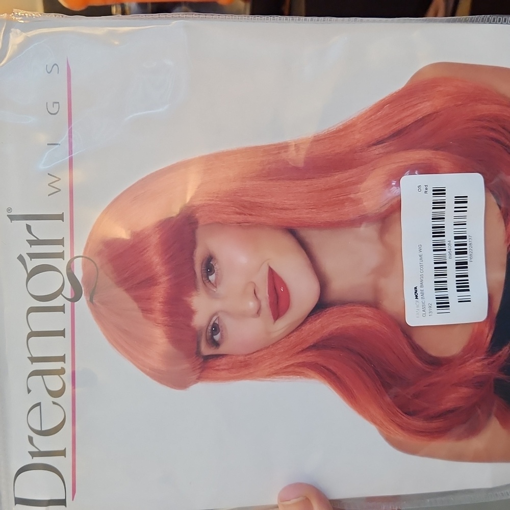 🌸 Dreamgirl Wigs - Orange Styleable Wig
